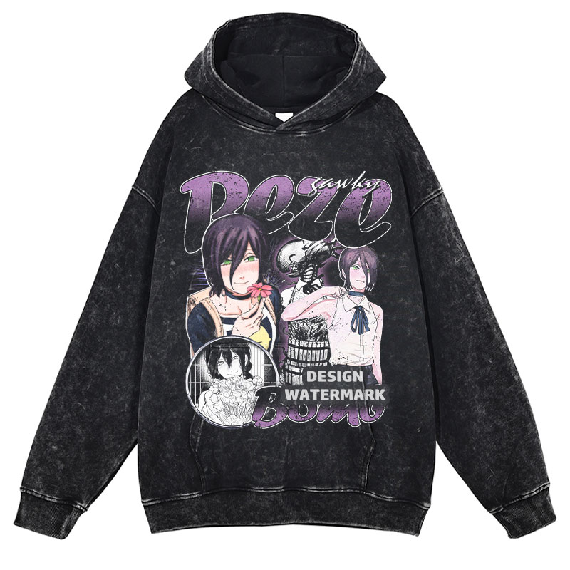 Anime Cosplay Makima - Anime Chainsaw Man Hoodies Denji Makima