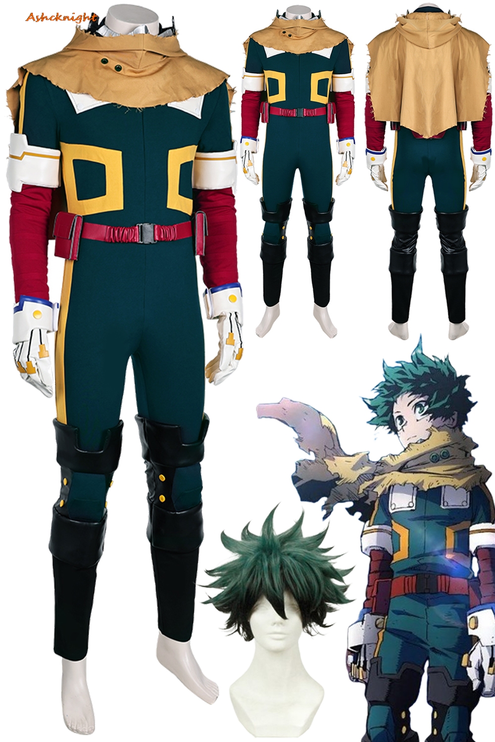 Anime Cosplay Outfits Male - Midoriya Izuku Cosplay Costume Hero Anime