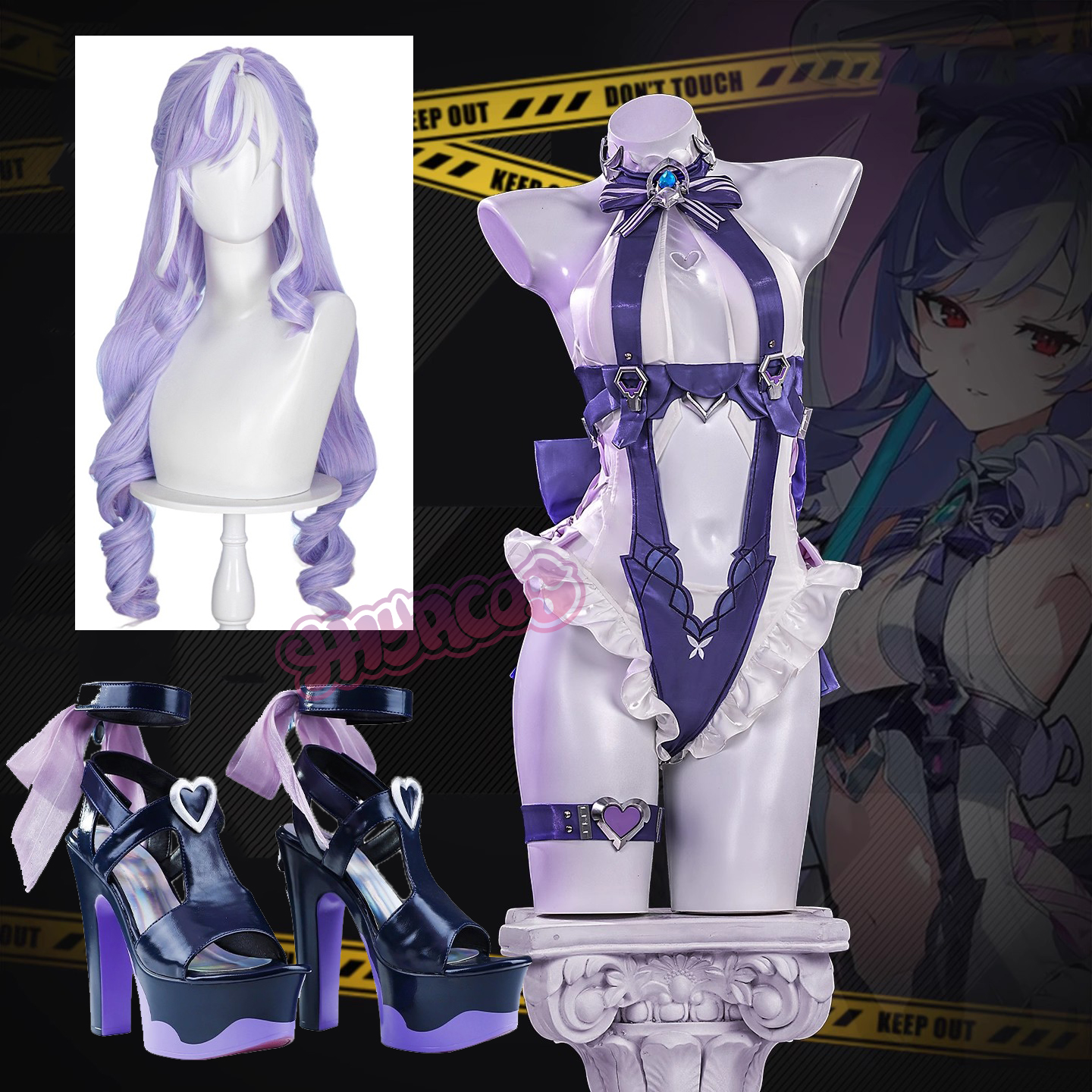 Halloween Party Women Girl Car - Cosplay Anime Shoes recension och pris