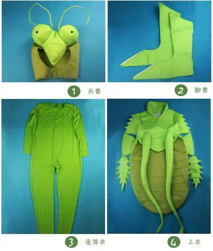 Adult Halloween Green Cricket  - Anime Cosplay Characters recension och pris