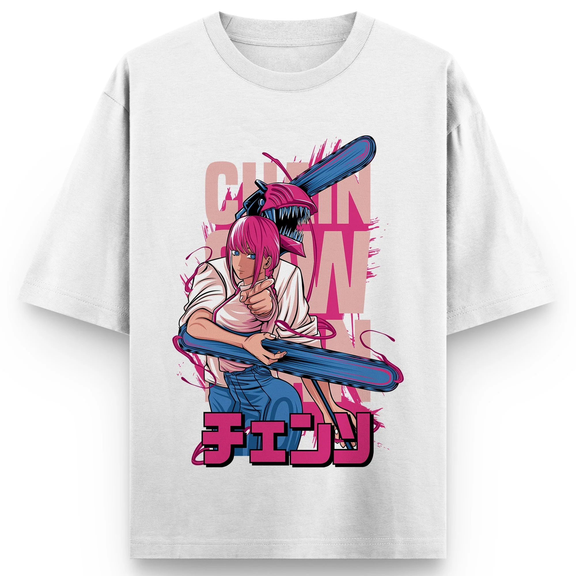 Anime Chainsaw Man T-Shirt Pow - Anime Cosplay Makima recension och pris