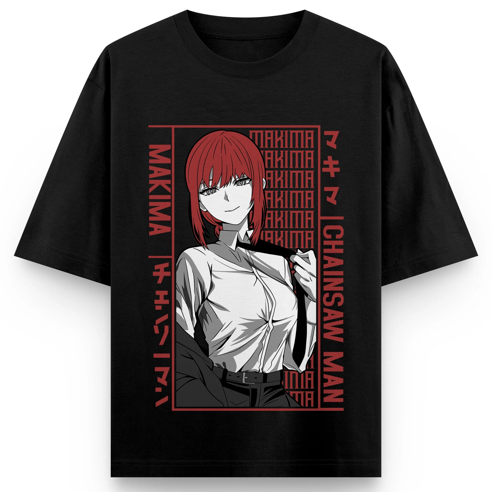 Anime Chainsaw Man T-Shirt Pow - Anime Cosplay Makima recension och pris