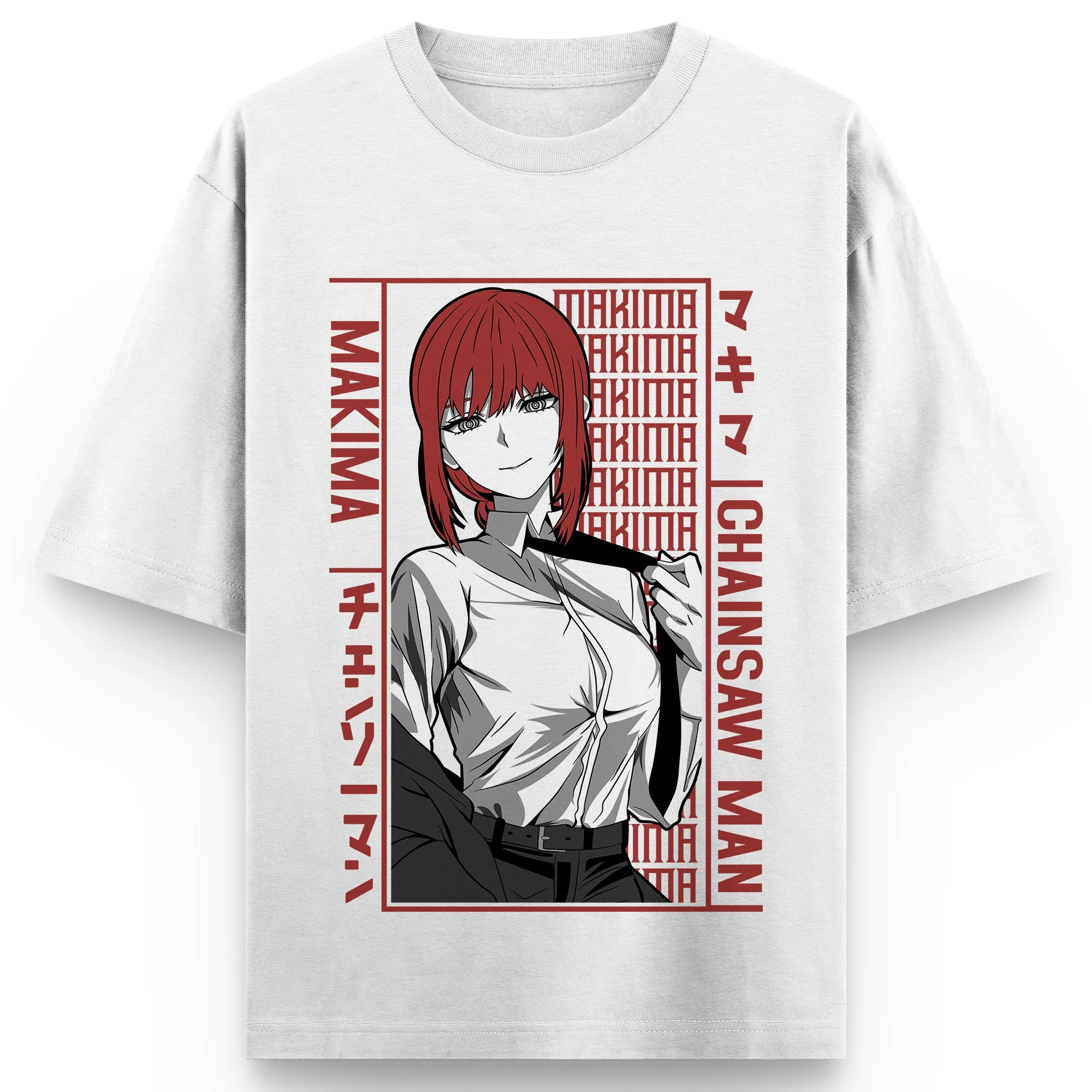 Anime Chainsaw Man T-Shirt Pow - Anime Cosplay Makima recension och pris