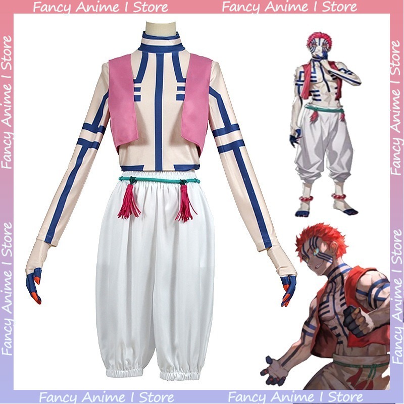 Anime Akaza Copsplay Costume H - Anime Cosplay Male recension och pris