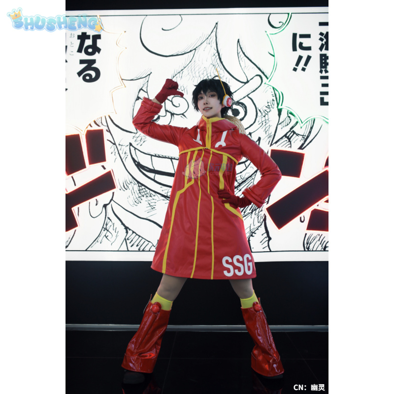 Monkey D Luffy Egghead Cospaly - Anime Cosplay Costumes recension och pris