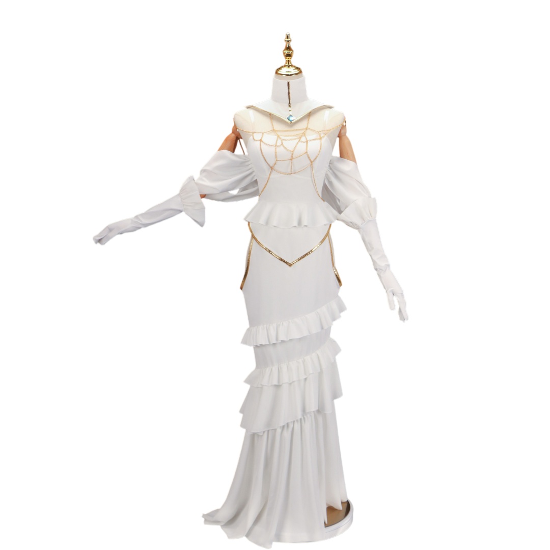 Overlord Arubedo Pure-White De - Anime Cosplay Costumes recension och pris
