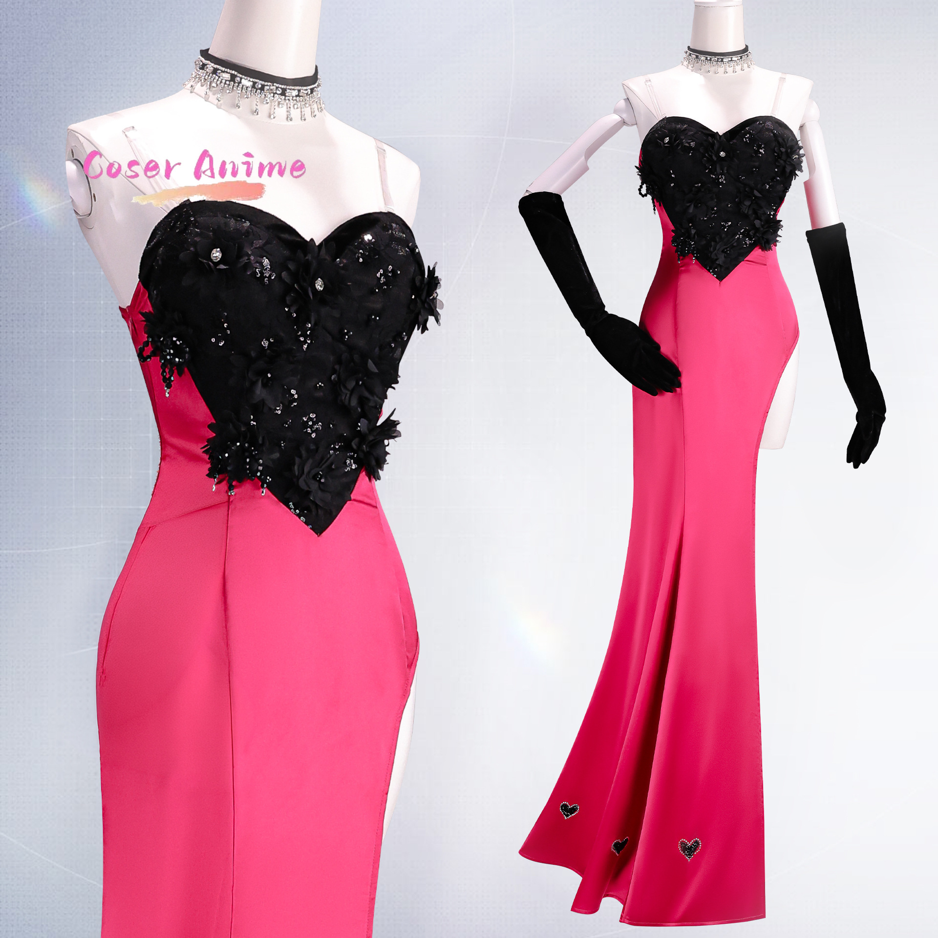 Angel Dust Cosplay Costume Uni - Anime Cosplay Dresses recension och pris