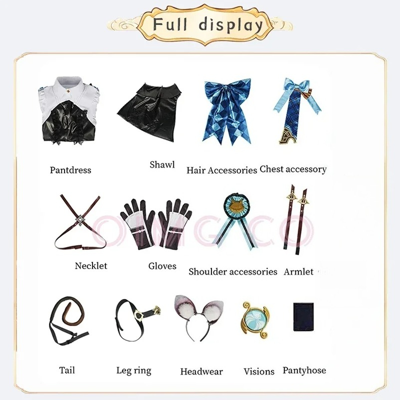 Lynette Cosplay Costume  Gensh - Anime Cosplay In Chinese recension och pris